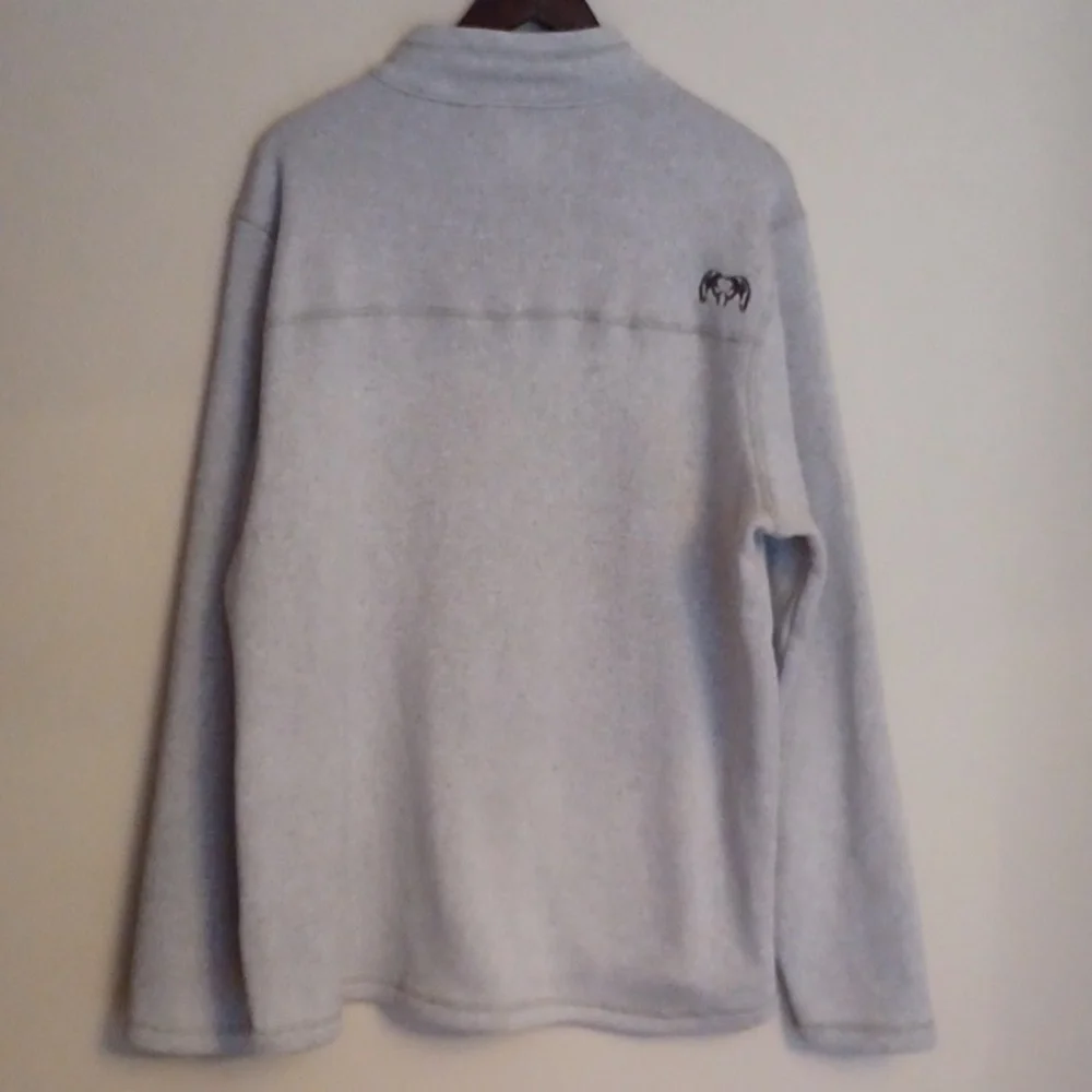 KUIU Base Camp High Loft Sweater Fleece Half Zip Pullover SZ XXL Tan Brown NEW_13